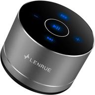 🔊 динамик lenrue touchgo 5w touch bluetooth с жестким чехлом eva - громкий кристально чистый звук hd, беспроводной портативный динамик для iphone ipad планшета (серый) логотип