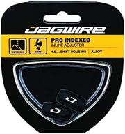 jagwire pro inline barrel adjusters: shifter & brake 🔧 options, indexed adjustment, compact design (4.0 & 5.0 mm fitments) logo