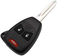 🔑 запасной бесключевой пульт управления для chrysler, dodge, jeep - oht692427aa 3-х кнопочный ключ-брелок логотип