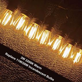 img 1 attached to 🌟 Hizashi Replacement Dimmable Outdoor String Lights: Illuminate Your Outdoor Spaces with Style