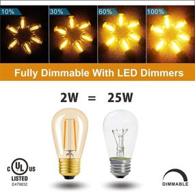 img 2 attached to 🌟 Hizashi Replacement Dimmable Outdoor String Lights: Illuminate Your Outdoor Spaces with Style