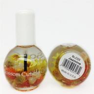 масло для кутикулы blossom объемом 0,5 унции с ароматом жасмина. логотип