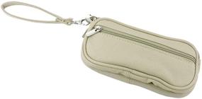 img 3 attached to SILVERFEVER Leather Eyeglass Glasses Wristlet Women's Handbags & Wallets for Wristlets