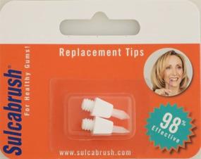 img 1 attached to 🪥 Sulcabrush Replacement Tips - Pack of 3