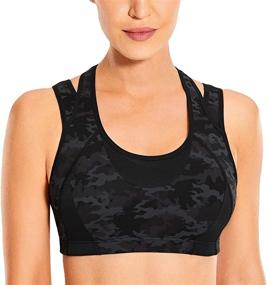 img 3 attached to SYROKAN Workout Support Wireless Racerback Women's Clothing in Lingerie, Sleep & Lounge