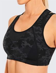 img 1 attached to SYROKAN Workout Support Wireless Racerback Women's Clothing in Lingerie, Sleep & Lounge