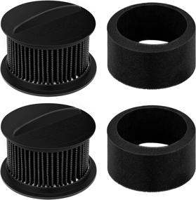 img 4 attached to Anewise Replacement Filters for Bissell PowerForce PowerGroom Cleanview Helix Turbo Vacuum Cleaner - Inner & Outer Filter Set, Replaces Part 203-7913, Model 1240 (2 Pack)