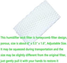 img 1 attached to 🌬️ Mumaxun WF813 Humidifier Wick Filters - 3 Pack | Compatible with ProCare PCCM-832N, Relion RCM-832N, Robitussin DH-832, Duracraft DH-830, Sesame Street SH100 & SH200 | Cool Mist Humidifiers Replacement