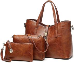 img 4 attached to AILLOSA Purses Handbags Satchel Shoulder Women's Handbags & Wallets for Totes