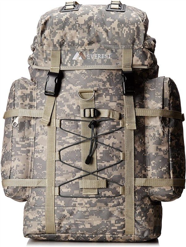 everest digital hiking backpack camouflage 로고