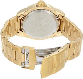 img 3 attached to 🕶️ Invicta Men's Pro Diver 40mm Gold and Rose Gold Stainless Steel Quartz Diamond Watch, Gold/Rose (Model: 12820, 12821)