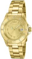 🕶️ invicta men's pro diver 40mm gold and rose gold stainless steel quartz diamond watch, gold/rose (model: 12820, 12821) logo