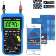 multimeter auto ranging connection resistance electrical logo