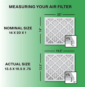 img 3 attached to 🌬️ Enhance Indoor Air Quality with FilterBuy 14X20X1 Pleated Furnace Filters