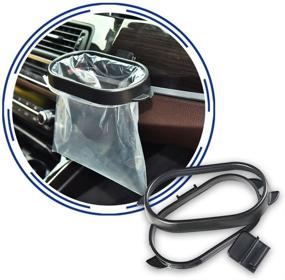 img 4 attached to 🗑️ COGEEK Rubbish Bin Car Organizer: Efficient Trash Bag Rack Hanger Frame & Garbage Bag Holder