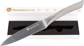 img 4 attached to PomeloHome 5-inch Paring Utility Knife - Hybrid Design with German High Carbon Steel