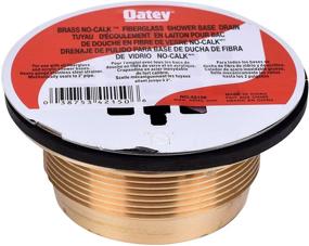 img 2 attached to 🚿 Oatey 42150 NC Brass NO-CALK 2 Inch Shower Drain with Stainless Steel