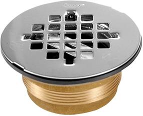 img 3 attached to 🚿 Oatey 42150 NC Brass NO-CALK 2 Inch Shower Drain with Stainless Steel