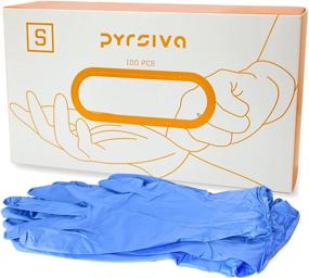 img 4 attached to PYRSIVA MEDICAL Nitrile Disposable Gloves: Latex-Free 🧤 Gloves for Cleaning, Auto-mechanics, Cosmetology, Pet Care, and More