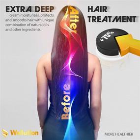 img 3 attached to 💆 Natural Hair Treatment with Keratin, Biotin, and Collagen - Moisturizing Treatment for Dry, Damaged Hair - Hair Mask Infused with Collagen Hair Vitamins for Optimal Hair Repair and Nourishment - Made in the USA - 8 oz