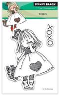 ❤️ penny black 30-330 xoxo clear stamp set logo