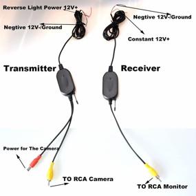 img 2 attached to Беспроводной автомобильный комплект E-KYLIN с экраном LCD TFT 5 дюймов + камерой заднего вида для парковки LED с ночным видением CCTV Safety Surveillance