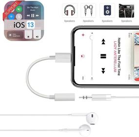 img 3 attached to 🎧 Apple MFi Certified 3 Pack Lightning to 3.5mm адаптер для наушников - iPhone 12/11/XR/XS/X/8/7 - Поддержка всех систем iOS