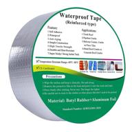 🔒 butyl tape for waterproof sealing and leak-trapping, ideal for house exterior walls, ships, etc. (1.97in x 16.4ft) logo