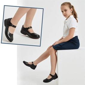 img 2 attached to Hawkwell School Uniform Toddler Little Girls' School Uniform Shoes: Stylish and Reliable Footwear for Young Students