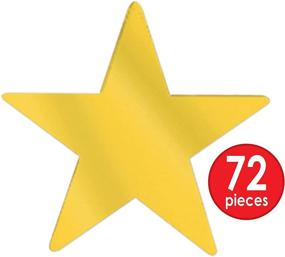 img 3 attached to 🌟 72-Pack of 5-Inch Foil Star Cutouts by Beistle