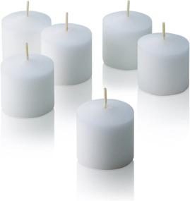 img 1 attached to 72-Pack Unscented White Votive Candles - Long-Lasting 10 Hour Burn Time - Ideal Bulk Candles for Weddings, Parties, Spas, and Decorations