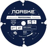 🔪 norske tools ncsbp281: superior 6-1/2 inch pcd hardie fiber cement saw blade logo