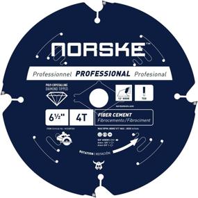 img 4 attached to 🔪 Norske Tools NCSBP281: Superior 6-1/2 inch PCD Hardie Fiber Cement Saw Blade