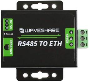 img 1 attached to 🌐 Преобразователь RS485 в Ethernet waveshare: Быстрый, энергоэффективный, стабильный, обновляемый с возможностью настройки сердцебиения/пакетов регистрации, веб-страница, протокол, похожий на RFC2217, и перезагрузка по таймауту.