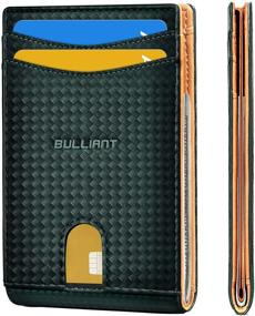 img 4 attached to Bulliant Pocket Bifold Wallet - Essential Men's Accessories for Wallets, Card Cases & Money Organizers