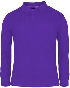 img 3 attached to 👕 BCPOLO Purple Cotton Men's Short Sleeve Shirt - Clothing for Shirts