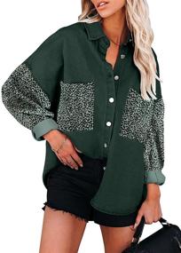 img 4 attached to MIHOLL Oversize Vintage Boyfriend X Large Women's Clothing and Coats, Jackets & Vests