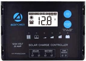 img 3 attached to 🌞 ACOPOWER ProteusX Waterproof Solar Charge Controller - 20A 12V/24V with LCD Display