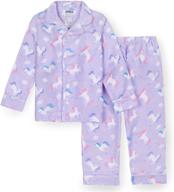 🦄 wildkin 2 piece polyester unicorn boys' sleepwear & robes: a magical addition to their wardrobe! logo