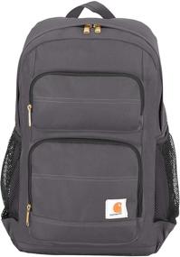 img 3 attached to 🎒 Carhartt Legacy Standard Work Backpack - Grey, with Padded Laptop Sleeve and Tablet Storage