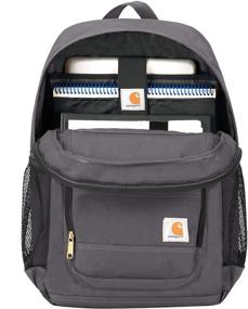 img 1 attached to 🎒 Carhartt Legacy Standard Work Backpack - Grey, with Padded Laptop Sleeve and Tablet Storage