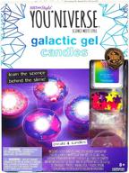 🚀 youniverse galactic gel candles stem kits - diy outer space candle making for kids (ages 6+) logo