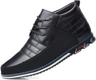 cosidram high top driving sneakers business men's shoes for fashion sneakers logo