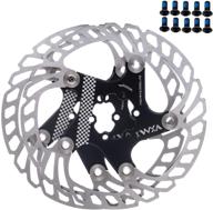 🚴 ybeki bike disc brake rotor - 140mm, 160mm, 180mm, or 203mm sizes - 12 bolts included - stainless steel mtb bmx bicycle rotor - 6 month warranty логотип