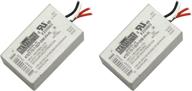 2 pack of 120v dimmable halogen transformers - 75w logo