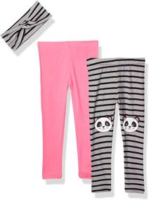 img 3 attached to Freestyle Revolution Toddler Pandas Leggings 2