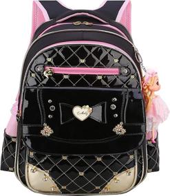 img 4 attached to 🎒 Gazigo Backpack: Sleek Black Diamond Large Backpack for Kids - Top-Rated Kids' Backpacks