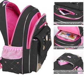 img 1 attached to 🎒 Gazigo Backpack: Sleek Black Diamond Large Backpack for Kids - Top-Rated Kids' Backpacks