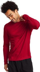 img 4 attached to 👕 Hanes Men's Clothing: Large Graphite Sleeve T Shirt