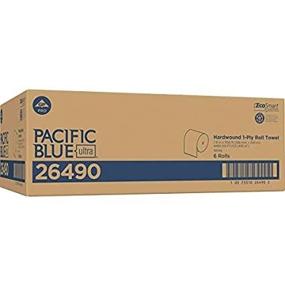 img 3 attached to 🧻 Pacific Blue Ultra 8” High-Capacity Recycled Paper Towel Rolls - GP PRO (Georgia-Pacific)